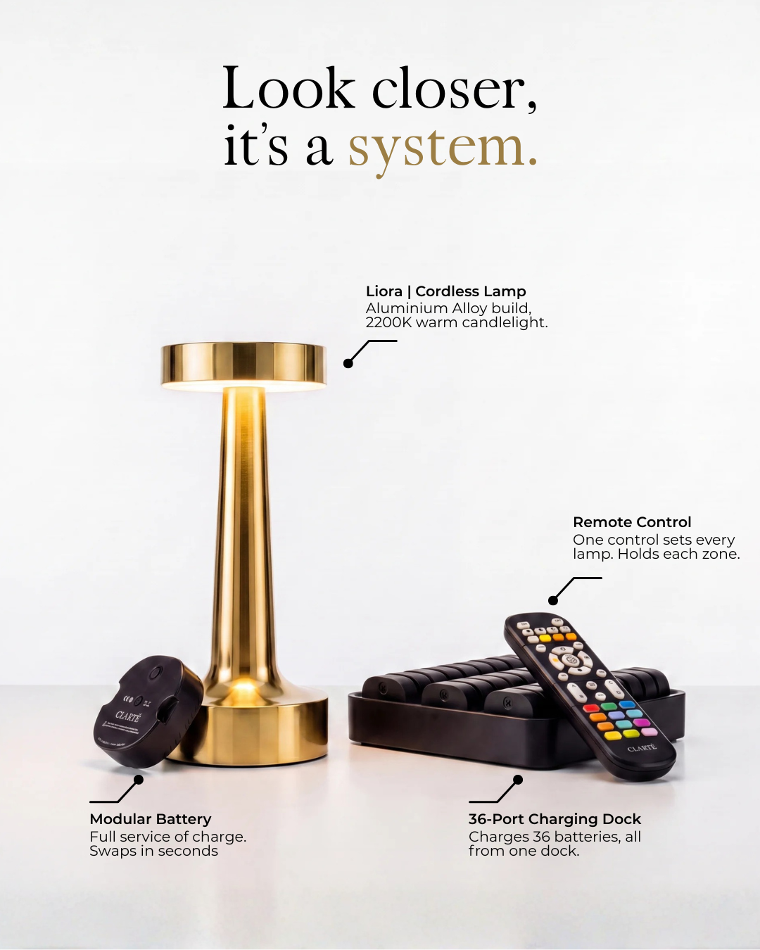 Liora | Cordless Table Lamp