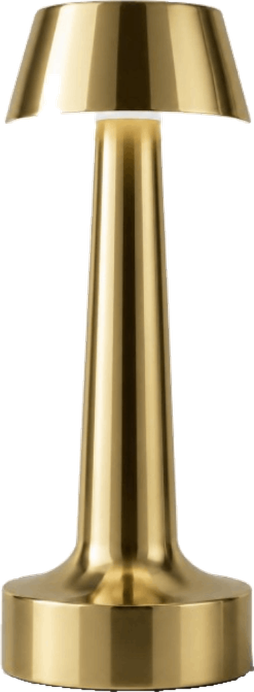 Vera cordless table lamp in brass