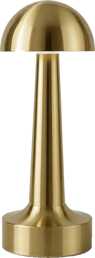 Aveline cordless table lamp in brass