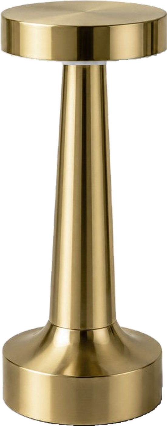 Liora cordless table lamp in brass